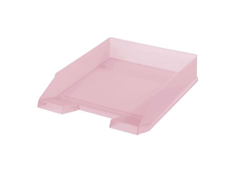 IRATTÁLCA(IRATTARTÓ) MŰANYAG, PASTELL RÓZSASZÍN