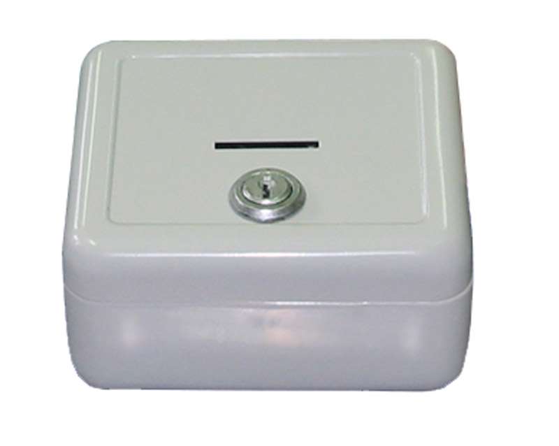 PÉNZPERSELY BEDOBÓ NYÍLÁSSAL, 68x128x118mm