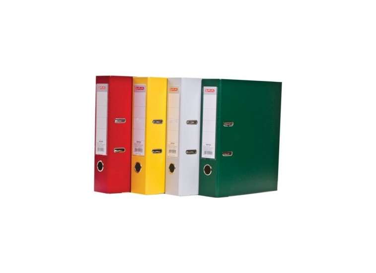 IRATRENDEZŐ ÉLVÉDŐVEL, HERLITZ, 75MM, PIROS