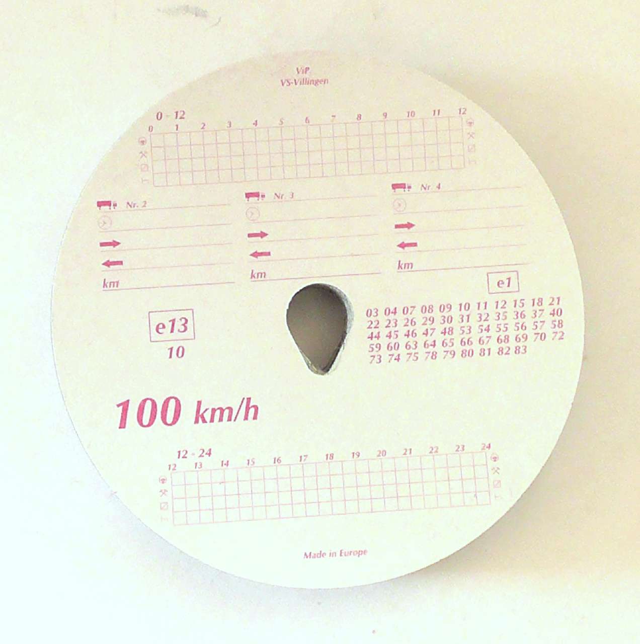 TACHOGRÁF KORONG LOW BUDGET 100 KM/H 100 LAP/DOBOZ