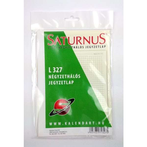 SATURNUS BETÉT L325/L326/L327 CHAM JEGYZETLAPOK