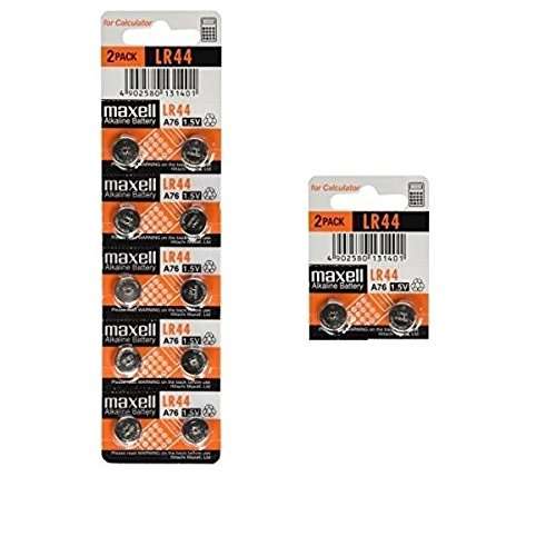 ELEM MAXELL, LR44, 5X2 DB-OS 1,5V ALKALI GOMBELEM