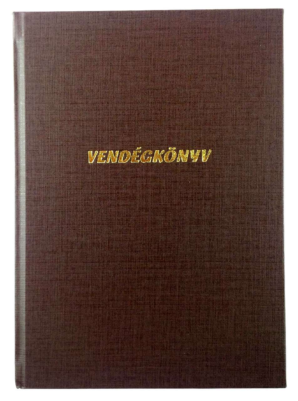 VENDÉGKÖNYV A/5, MŰBŐR