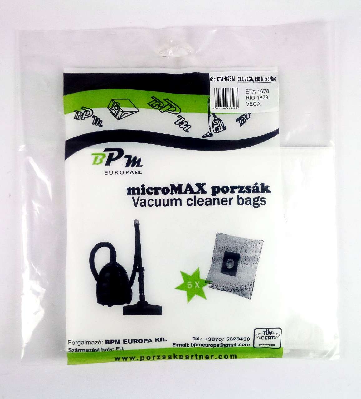 PORZSÁK, ETA VEGA,RIOMOCROMAX, 4 DB/CSOM