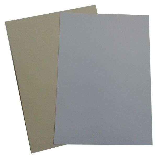 KARTON A/4 VÁSZONPRÉGELT, 260 GR, SZÜRKE/KÉK