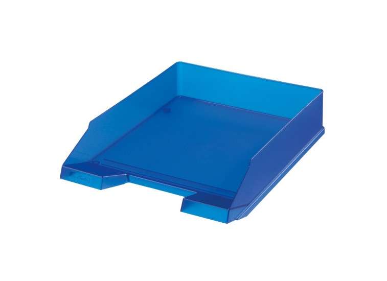 IRATTÁLCA(IRATTARTÓ) MŰANYAG, ÁTLÁTSZÓ KÉK