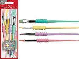 ECSET KÉSZLET FABER CASTELL, 4 DB-OS, PUHA TAPINTÁSÚ, PASZTELL
