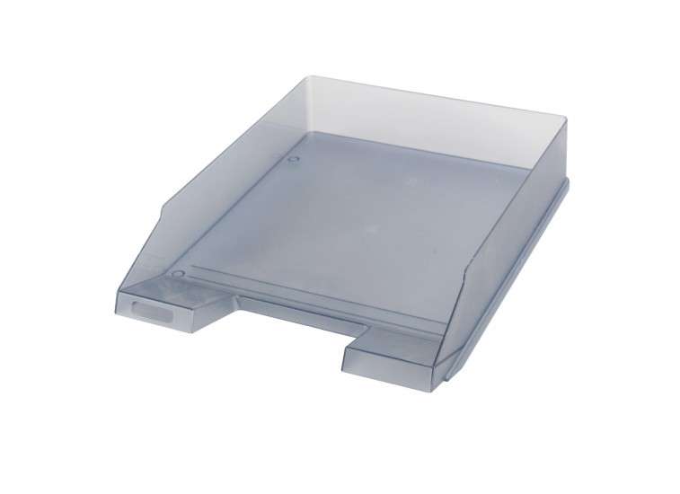 IRATTÁLCA(IRATTARTÓ) MŰANYAG, ÁTLÁTSZÓ SZÜRKE