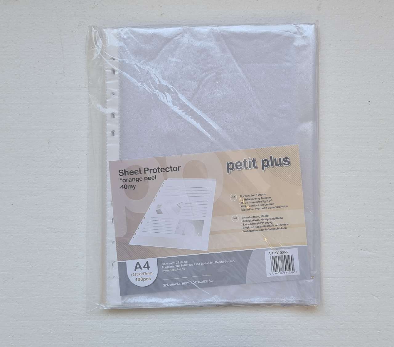 GENOTHERM LEFŰZHETŐ A/4, 40 MICRON, 100DB/CSOM., NARANCSOS