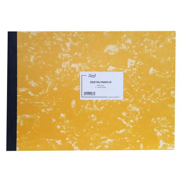 C.3410-141/A OSZTÁLYNAPLÓ, FEKVŐ, 100 LAPOS, A/3