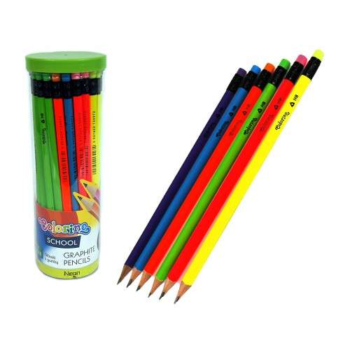 CERUZA COLORINO SCHOOL TRIO, HB, RADÍROS VÉGGEL, NEON