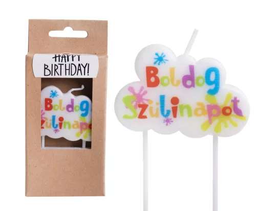 GYERTYA, FELHŐ BOLDOG SZÜLINAPOT