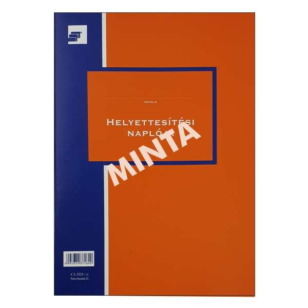 A.TÜ 342/A HELYETTESÍTÉSI NAPLÓ