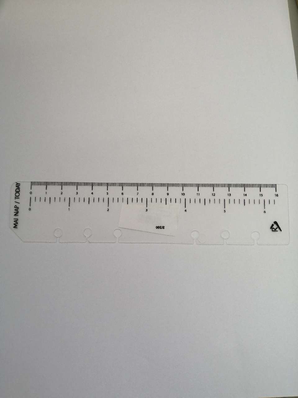 KALENDÁRIUM BETÉT, 3/300, VONALZÓ