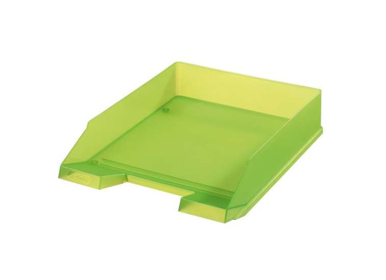 IRATTÁLCA(IRATTARTÓ) MŰANYAG, ÁTLÁTSZÓ ZÖLD