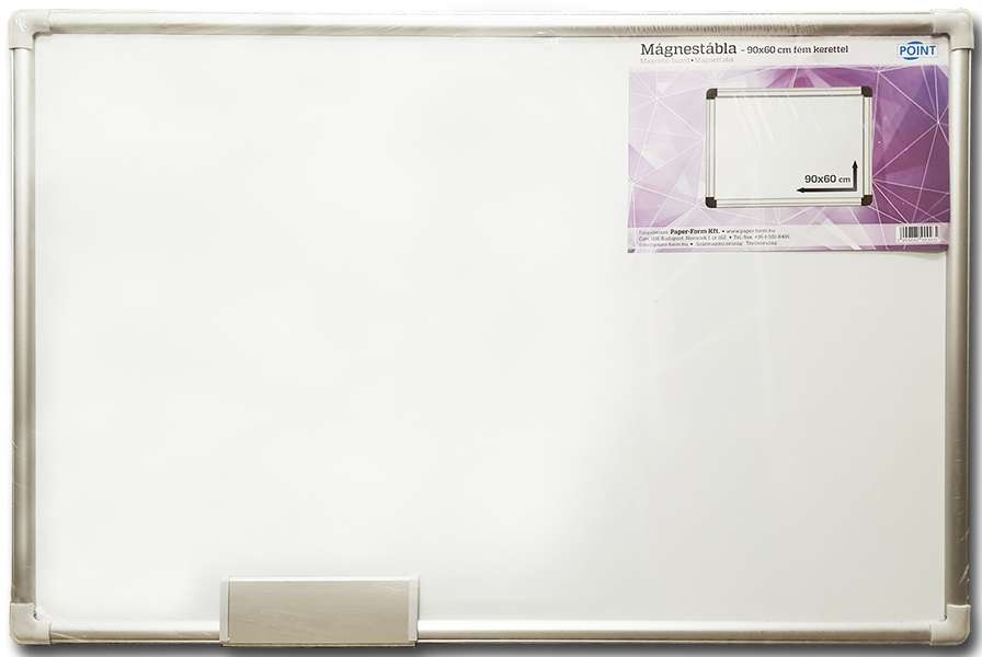 MÁGNESTÁBLA H-TONE 60X90 CM ALUMINIUM KERETTEL