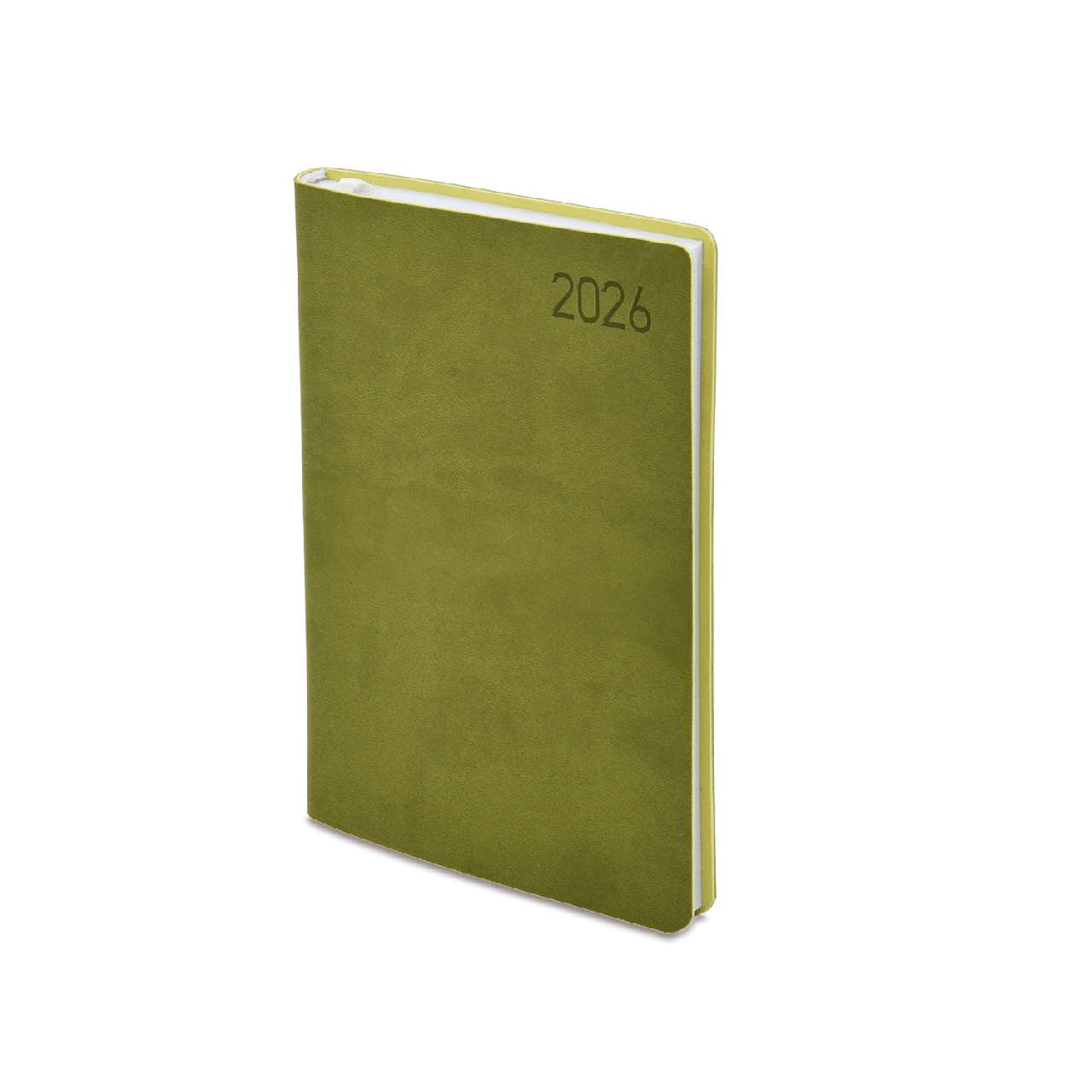 HATÁRIDŐNAPLÓ 2026 M012-066, B/6, HETI, MILANO, ZÖLD-ZÖLD