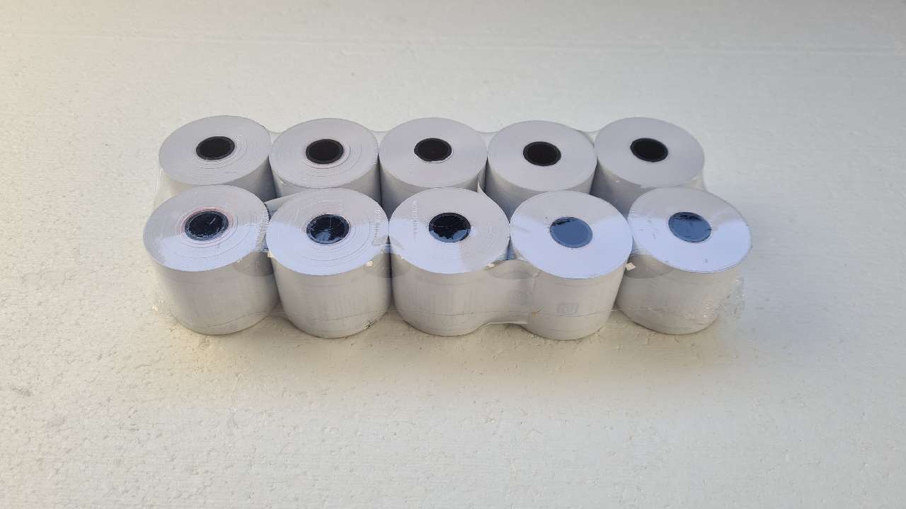 PÉNZTÁRGÉPSZALAG, THERMO, 37/28FM/12 ÁTM:45-50 MM, 10 DB/CSOM, BPA MENTES