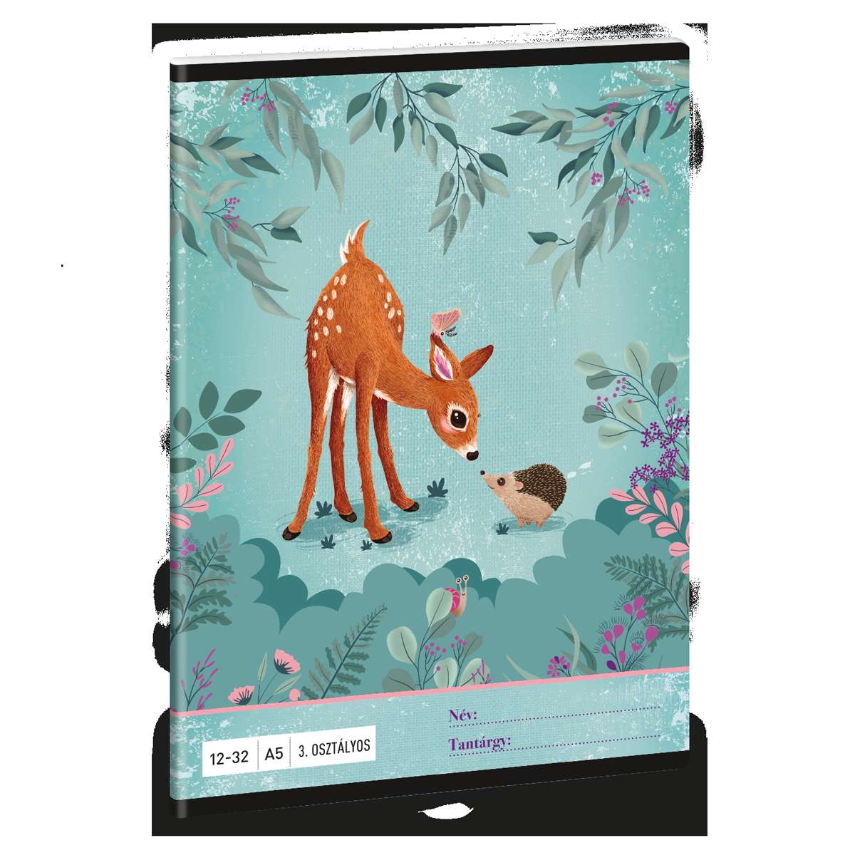 FÜZET A/5, VONALAS, 12-32 3.OSZT., MY SECRET GARDEN