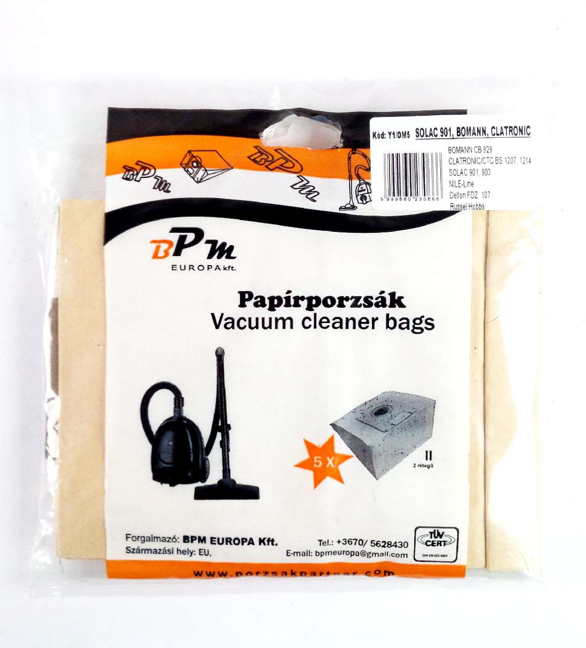 PORZSÁK Y1/OM5, SOLAC 901, 5 DB/CSOM