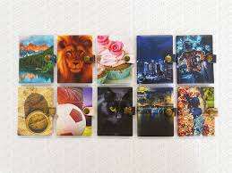 BANKKÁRTYATARTÓ MINTÁS, ÁLLÓ/10 TASAK, PATENTOS