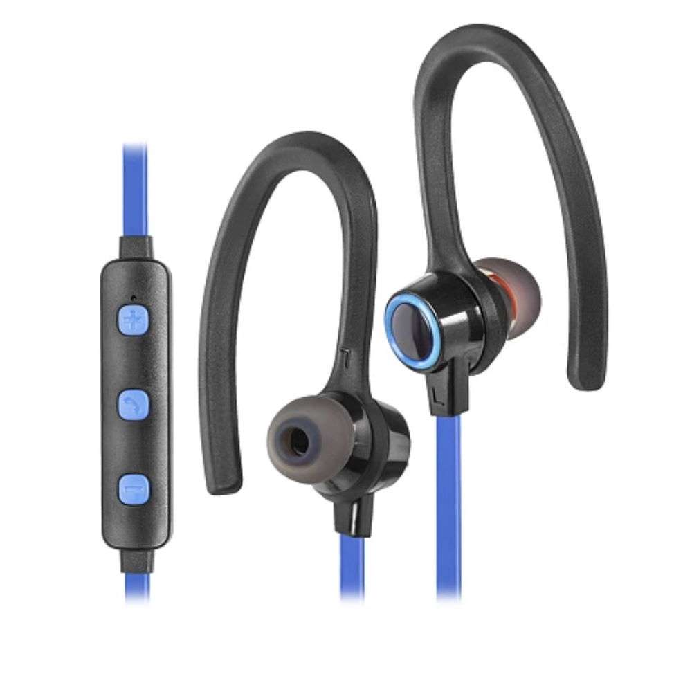 FÜLHALLGATÓ ESPERANZA, SPORT, BLUETOOTH MIKROFONOS, KÉK