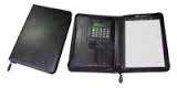 MAPPA KONFERENCIAMAPPA A/4 SZÁMOLÓGÉPPEL, BETÉTTEL ZIPPZÁRRAL, FEKETE