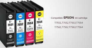 TINTAPATRON EPSON, T7553, UGY. ZAFÍR 39 ML, PIROS