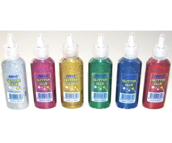 DEKOR CSILLÁM RAGASZTÓ 22ML AMOS 6403 ARANY/EZÜST/KÉK/PIROS/ZÖLD