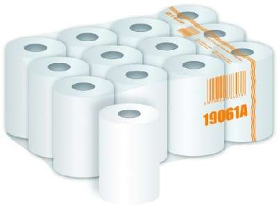 KÉZTÖRLŐ 2RÉTEGŰ 14CM ÁTM. 12TEK/CSOM., 100%