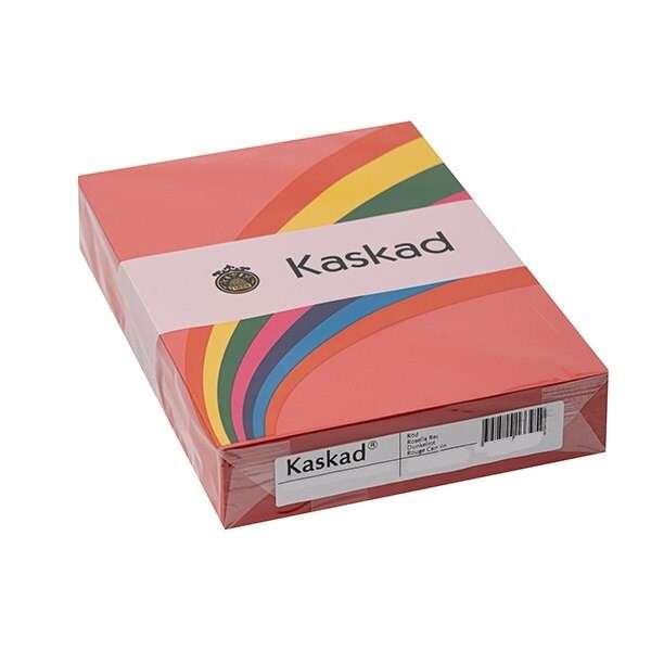 FÉNYMÁSOLÓPAPÍR, KASKAD, A/4 80 GR 500 ÍV/CSOMAG, VÖRÖS