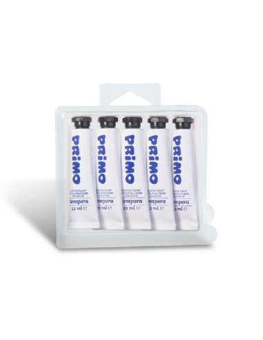 TEMPERA PRIMO TUBUSOS, 12 ML, FEHÉR