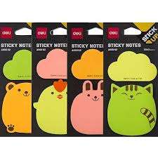 JEGYZETTÖMB ÖNTAPADÓS DELI, ÁLLATOS, 76X76MM, 2X20LAP