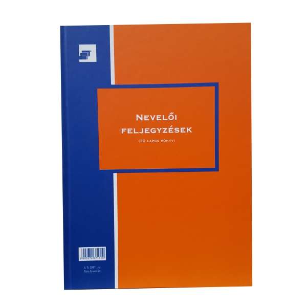 A.TÜ 309/F NEVELŐI FELJEGYZÉSEK